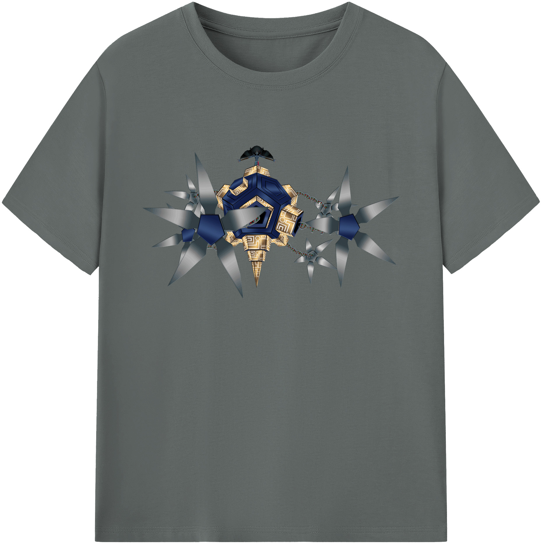 （画像用） Digimon デジタルモンスター/デジモン 綿100％ メンズ半袖Tシャツ｜肌触りやわらか＆通気性